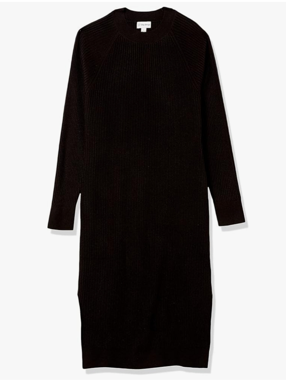 The  Drop Women's Plus Size Renata Ribbed Midi Sweater Dress - XXL
